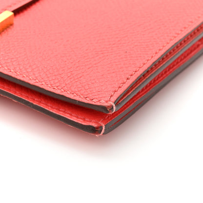 Hermes Epsom Bearn Compact Wallet Rose Jaipur 12 of 13