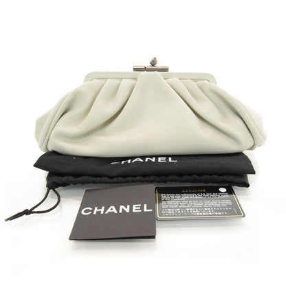 Chanel Caviar Pleated Clutch 2 of 7
