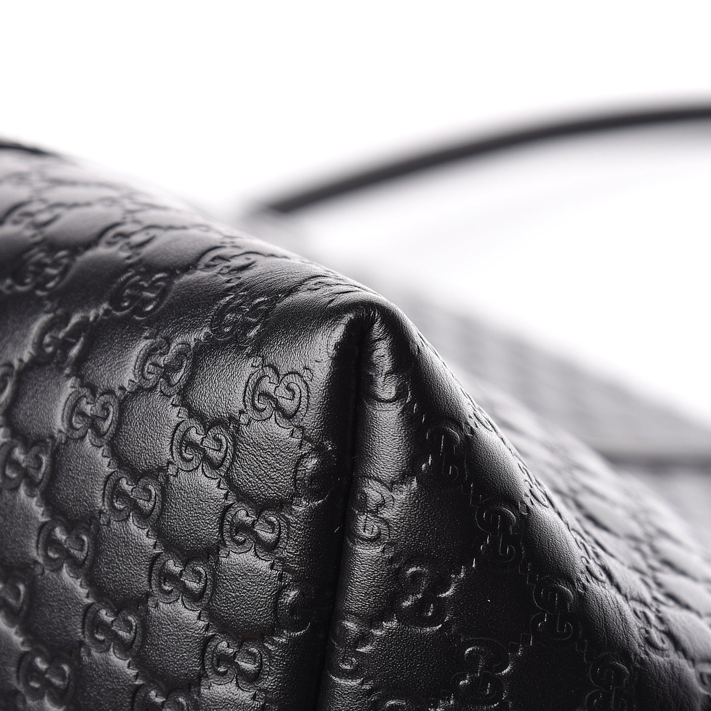 Microguccissima Large Joy Tote Black