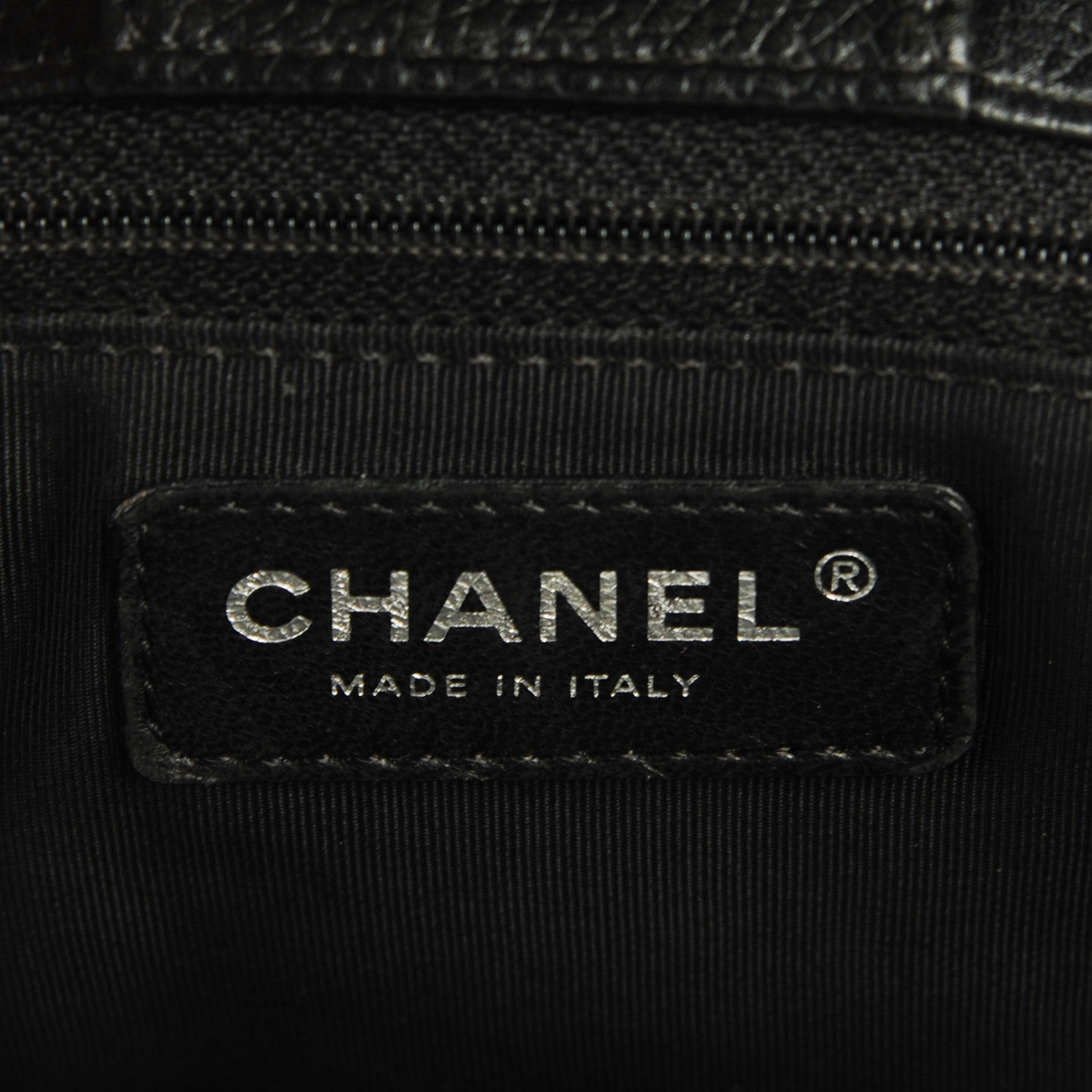 Chanel Calfskin Cerf Executive Shopper Tote Black 6 of 7