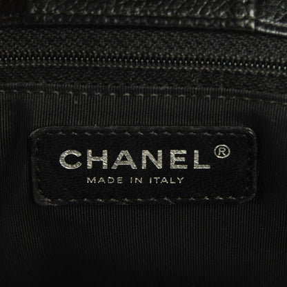 Chanel Calfskin Cerf Executive Shopper Tote Black 6 of 7