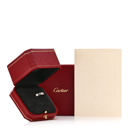 Cartier 18K White Gold 3.6mm LOVE Ring 48 4.5 7 of 7