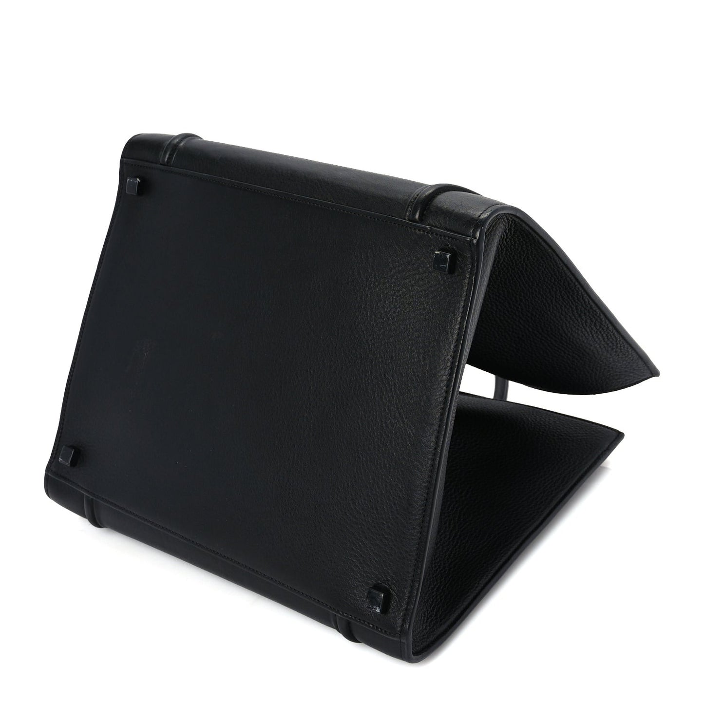 Supple Calfskin Medium Phantom Luggage  Black