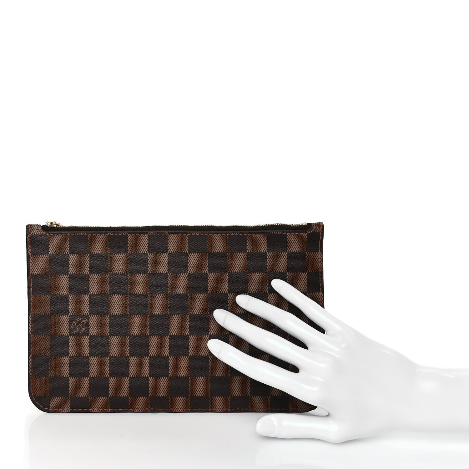 Louis Vuitton Damier Ebene Neverfull MM GM Pochette 2 of 7