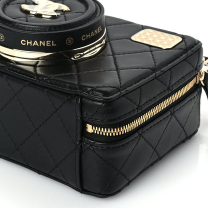 Chanel Lambskin Quilted Coco Click Bag Black 9 of 10