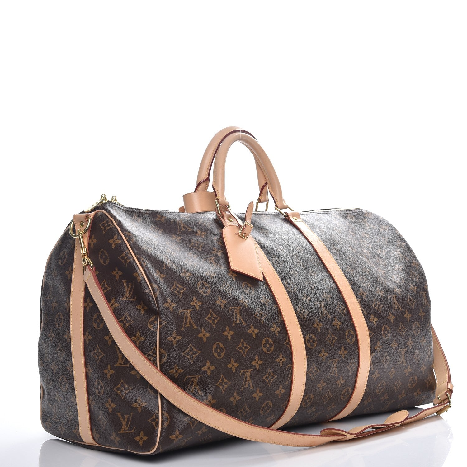 Louis Vuitton Monogram Keepall Bandouliere 55 4 of 13