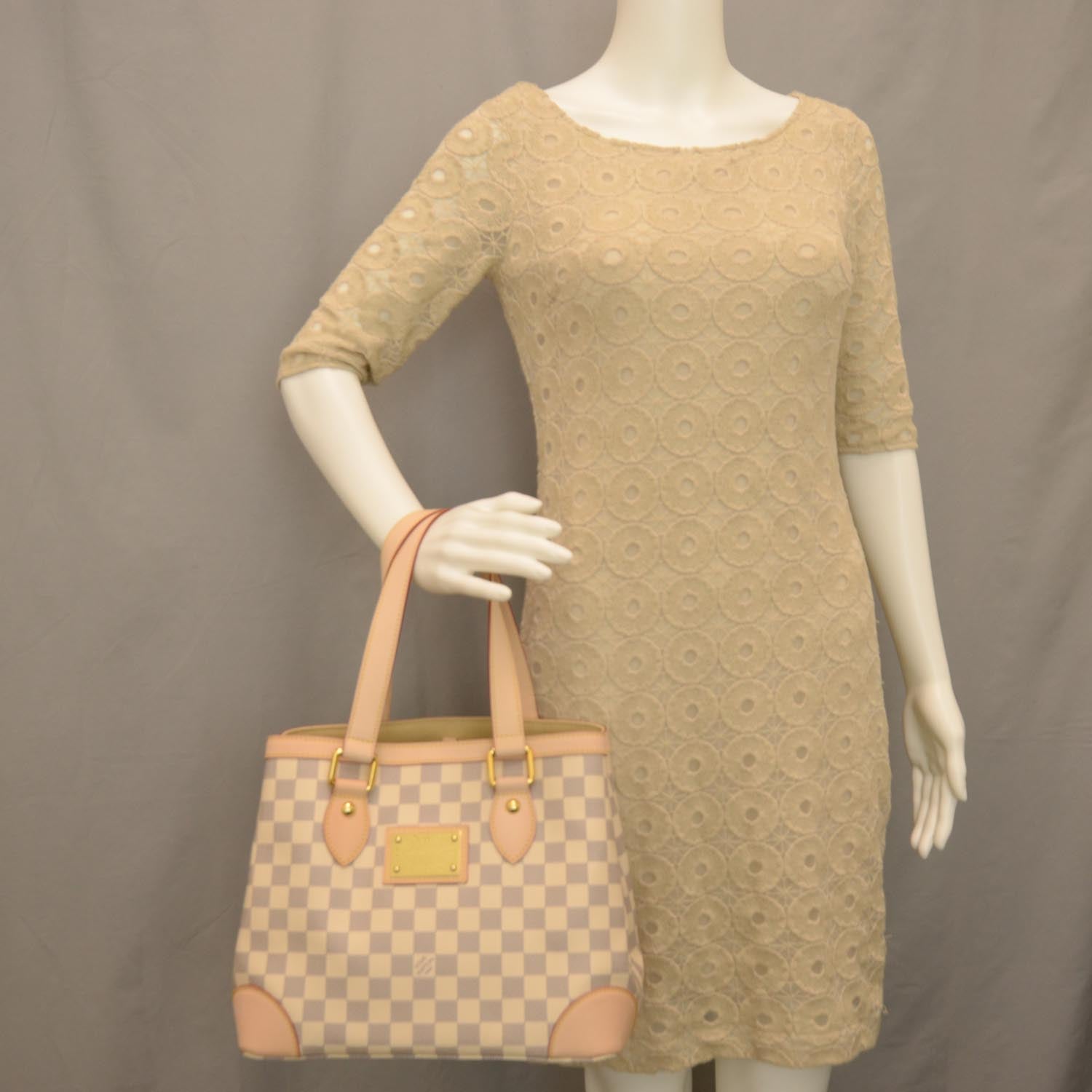 Louis Vuitton Damier Azur Hampstead PM 2 of 8