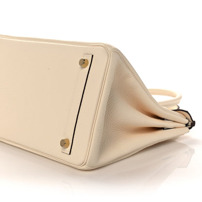 Hermes Taurillon Clemence Birkin 30 Nata 8 of 36