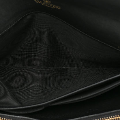 Valentino Garavani Vitello Rockstud Flap Wallet on Chain Black 8 of 27