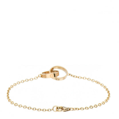 Cartier 18K Yellow Gold Interlocking LOVE Bracelet 2 of 5