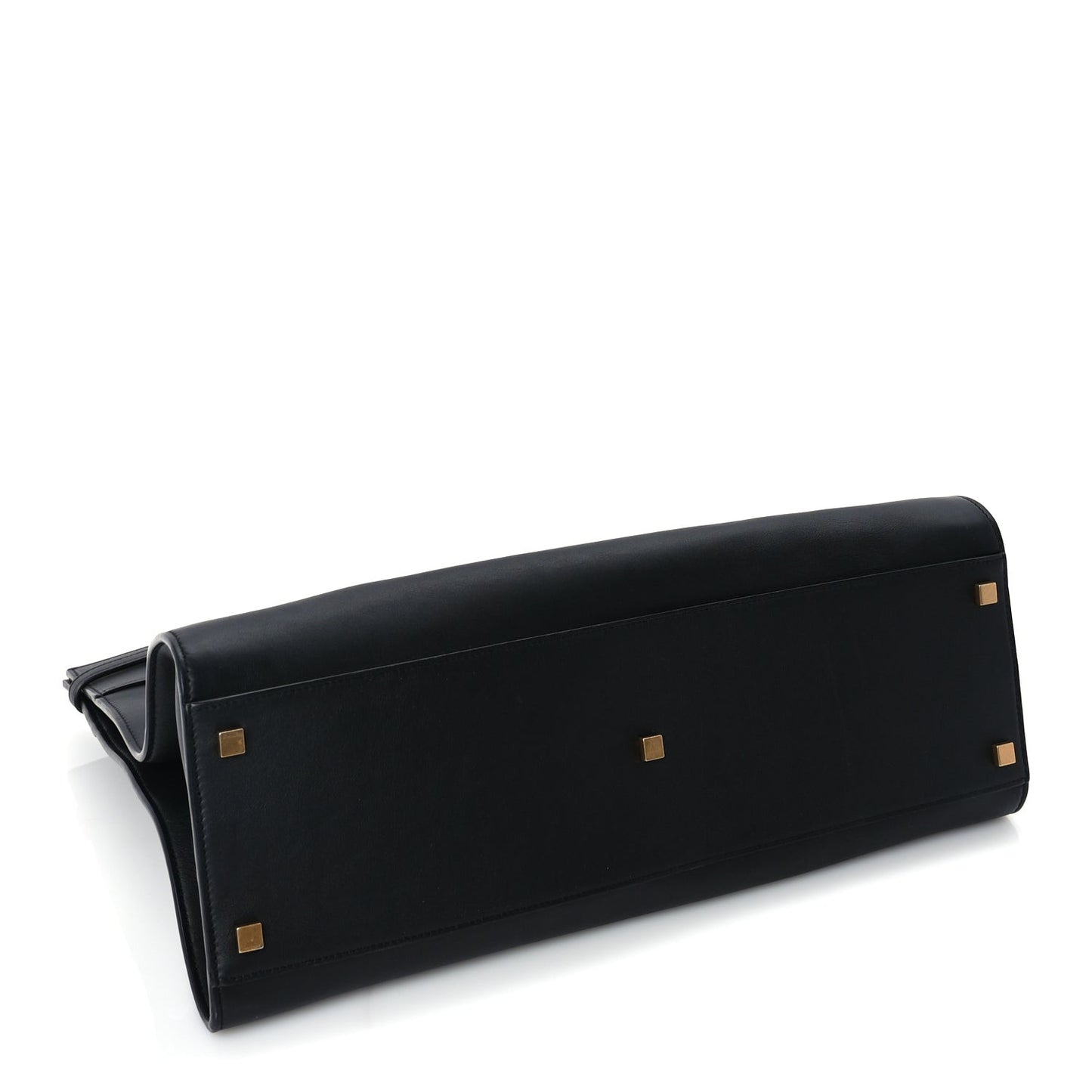 Calfskin Medium Manhattan Shopper Tote  Black