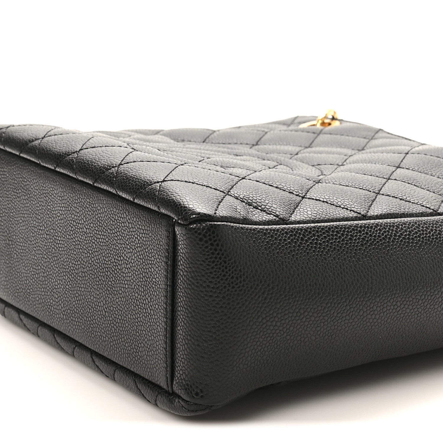 Chanel Caviar Quilted Petit Shopping Tote PST Black 10 of 10