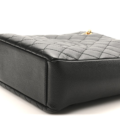 Chanel Caviar Quilted Petit Shopping Tote PST Black 10 of 10