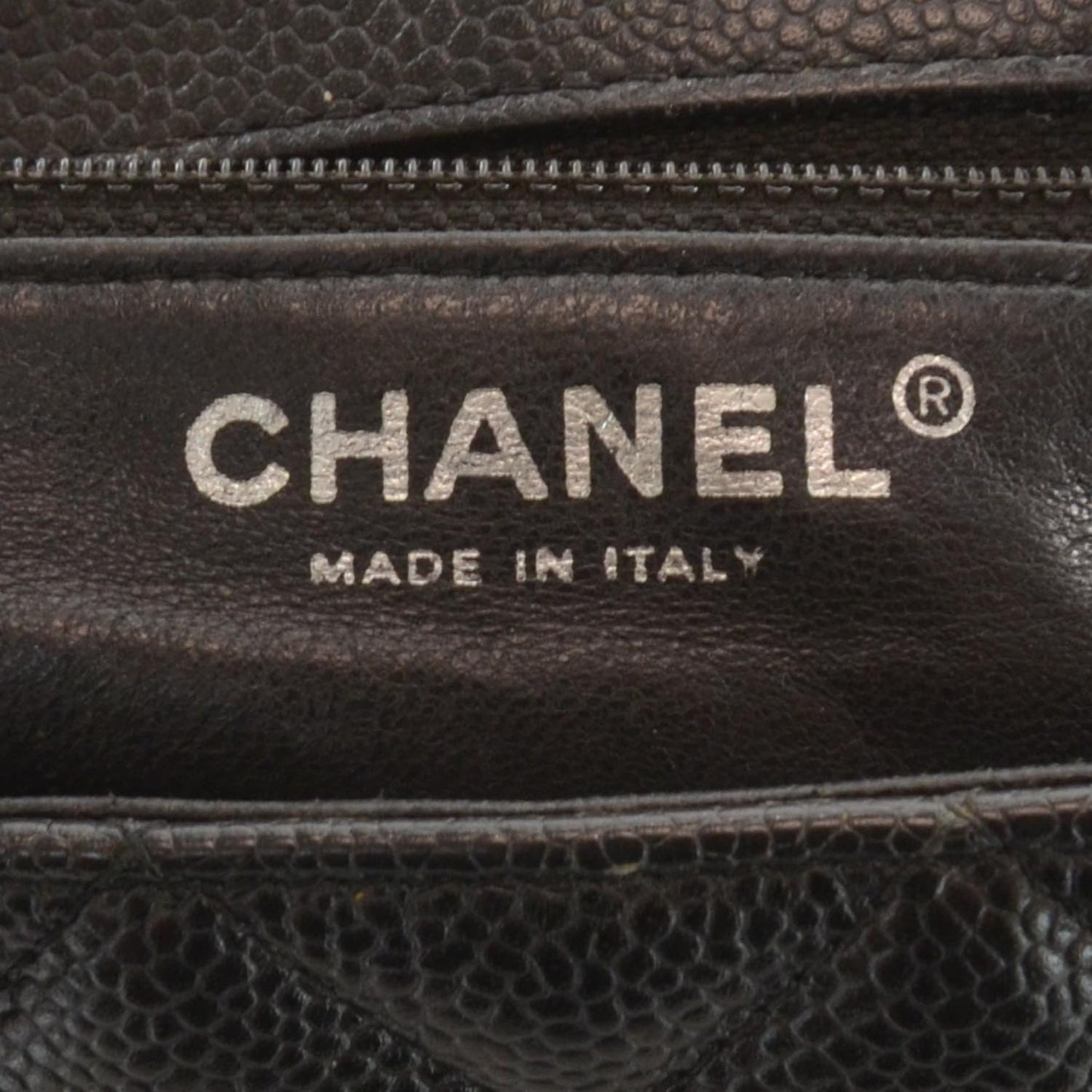 Caviar Kelly Jumbo Flap Bag Black