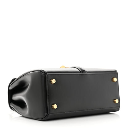 Celine Satinated Calfskin Small 16 Top Handle Bag Black 4 of 11