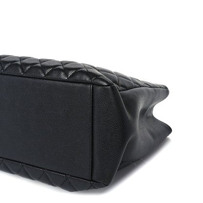 Chanel Caviar Quilted Grand Shopping Tote GST  Black 9 of 9