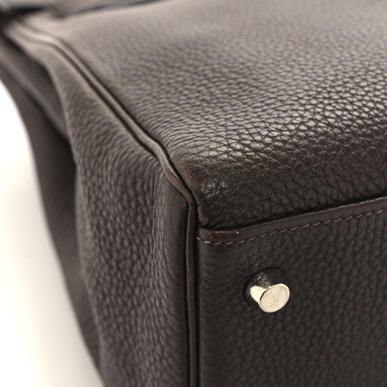 Hermes Togo Kelly Retourne 32 Chocolate 9 of 12