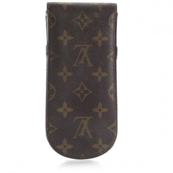 Monogram Glasses Sunglasses Case w Flap