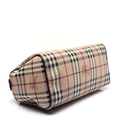 Burberry Haymarket Check Small Chester Bowling Bag Chocolate 3 of 14