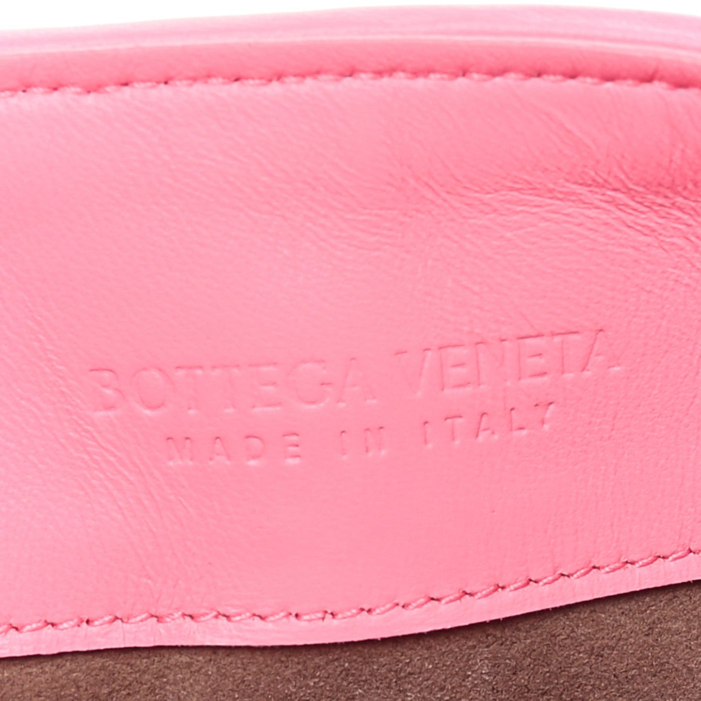 Nappa Intrecciato Small Olimpia Shoulder Bag Antique Pink
