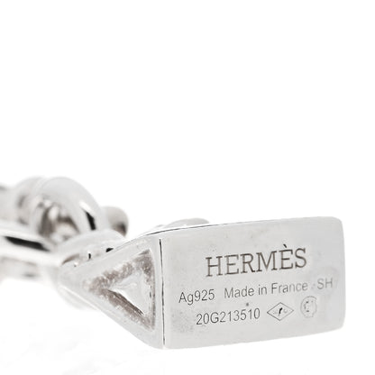Hermes Sterling Silver TPM Birkin Amulette Bracelet SH 3 of 4