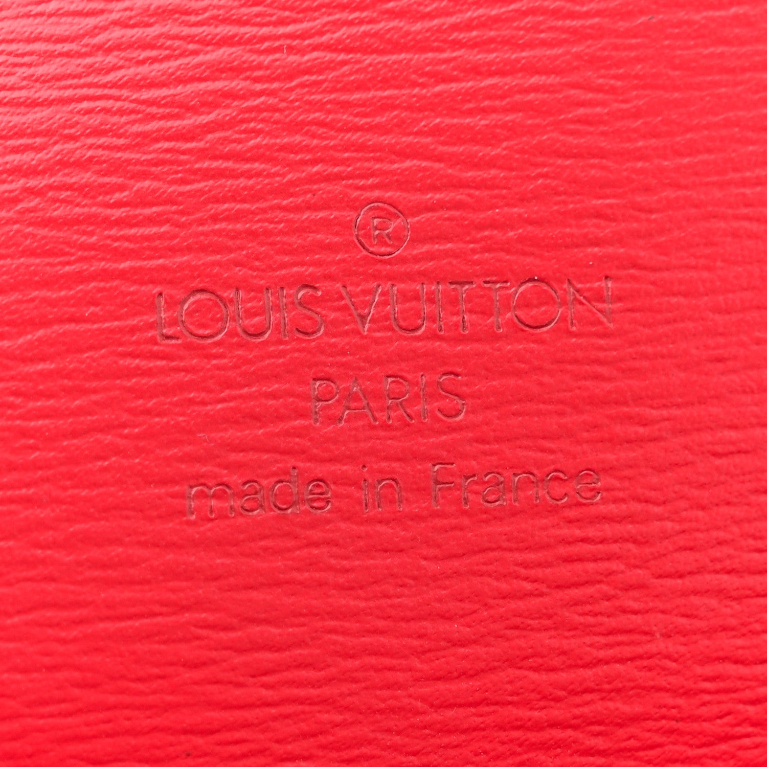 Louis Vuitton Epi Cluny Castillan Red 6 of 12