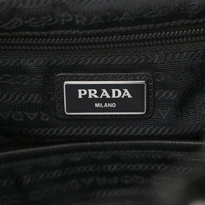 Prada Tessuto Nylon Saffiano Vela Quilted Backpack Black 6 of 16