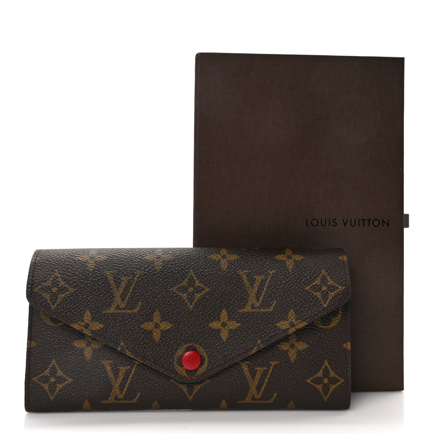 Louis Vuitton Monogram Josephine Wallet Red 9 of 9