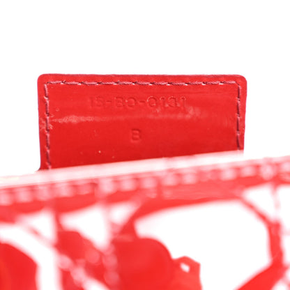 Christian Dior Patent Cannage Medium Lady Dior Red 7 of 7