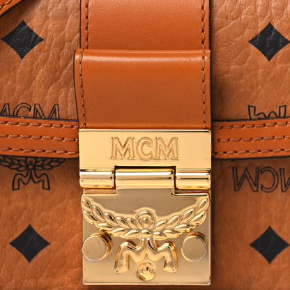 MCM Visetos Monogram Mini Tracy Crossbody Bag Cognac 6 of 8