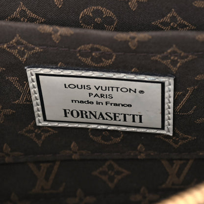 Louis Vuitton X FORNASETTI Calfskin Architettura Alma BB Black White 5 of 7