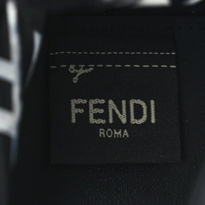 Fendi TPU FF Vitello Grace F is  Mini Mon Tresor Bucket Bag Black 5 of 8
