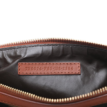 Fendi Pequin Pouch Tobacco Beige 7 of 9