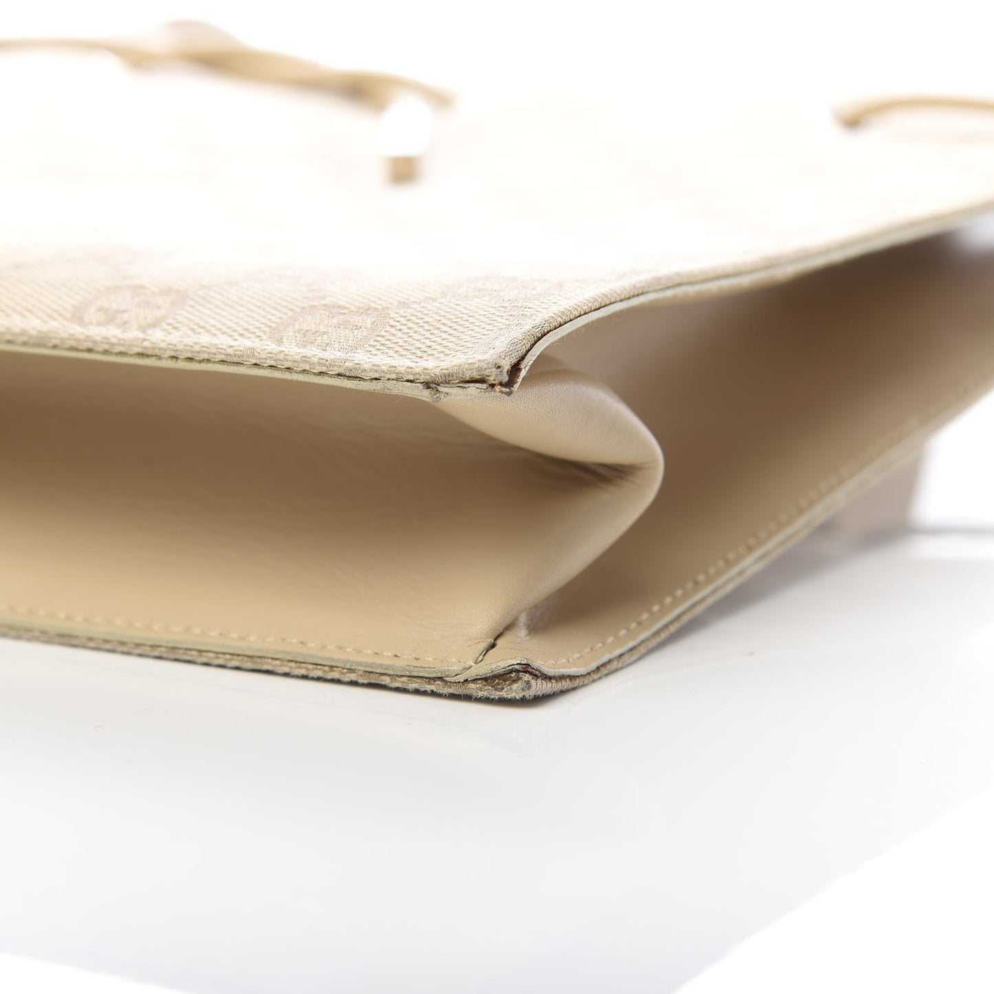 Monogram Drawstring Bag Beige