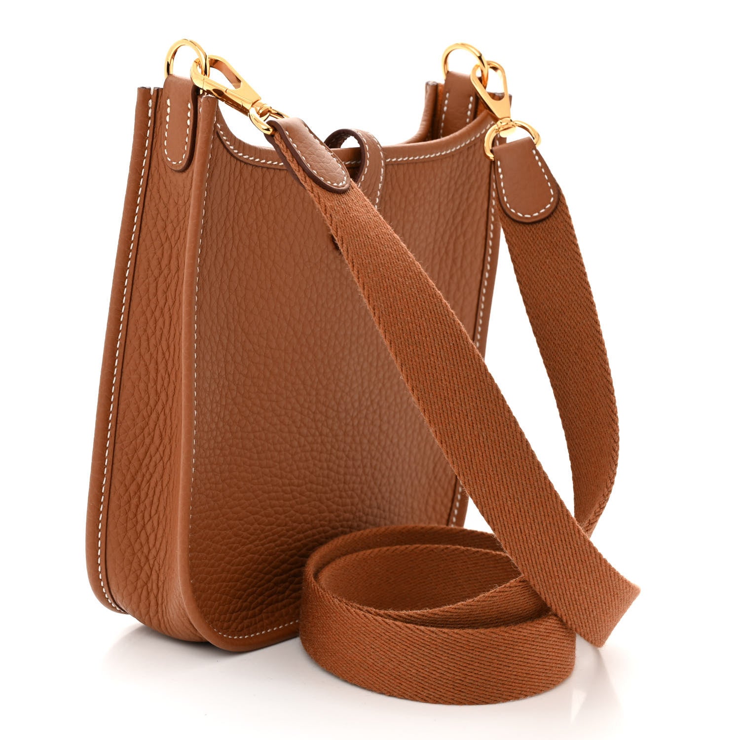 Hermes Taurillon Clemence Evelyne TPM Gold 3 of 11