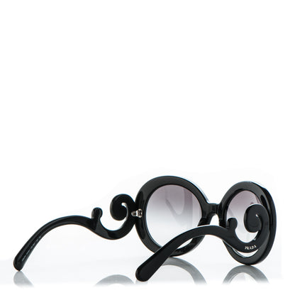 Prada Baroque Sunglasses SPR 27N Black 2 of 6