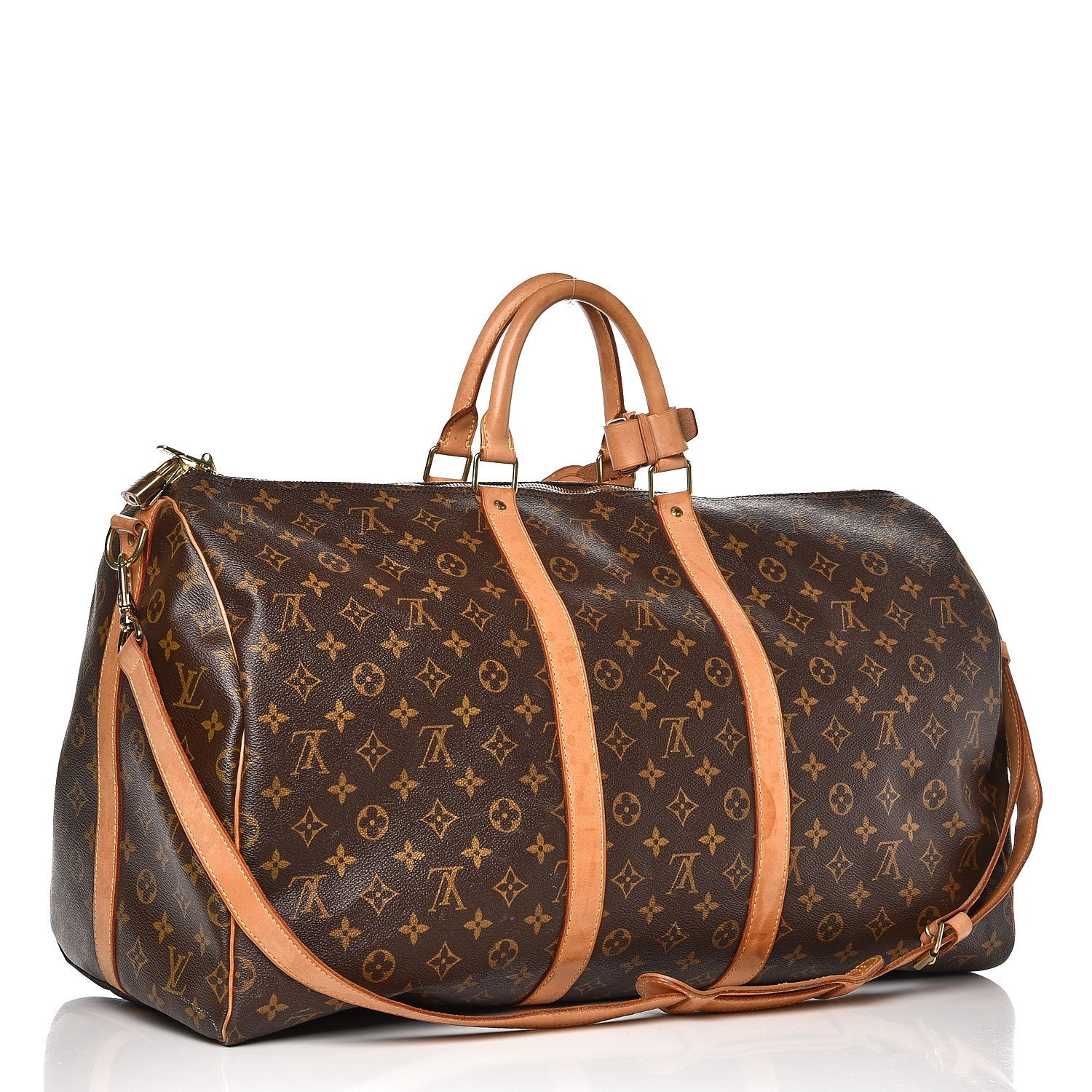Louis Vuitton Monogram Keepall Bandouliere 55 3 of 18