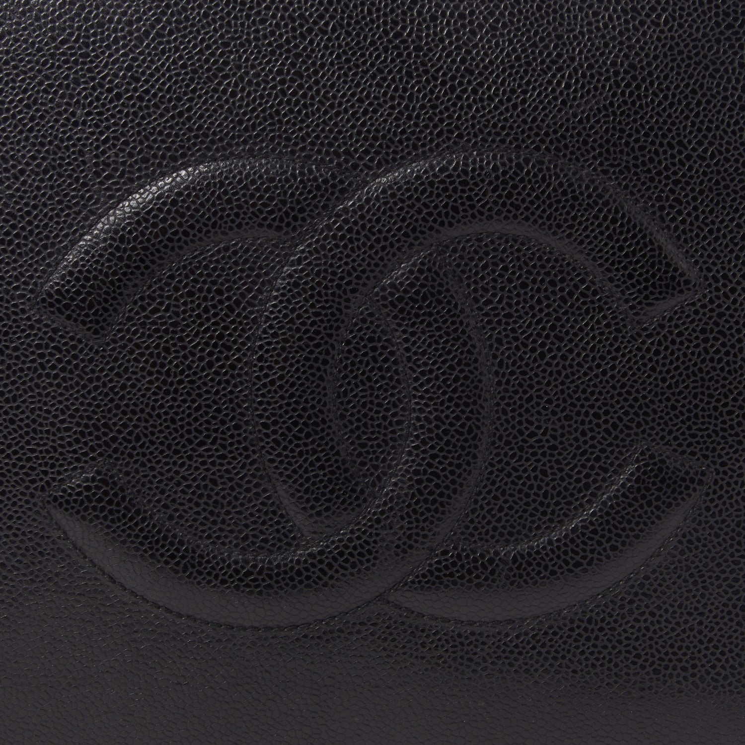 Chanel Caviar Large CC Shoulder Bag Black 8 of 10