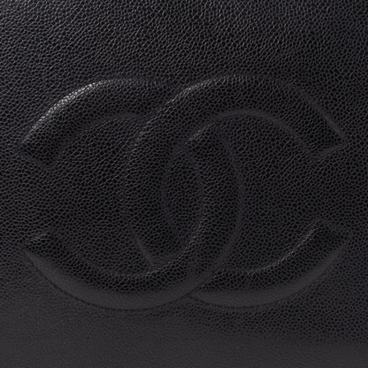 Chanel Caviar Large CC Shoulder Bag Black 8 of 10