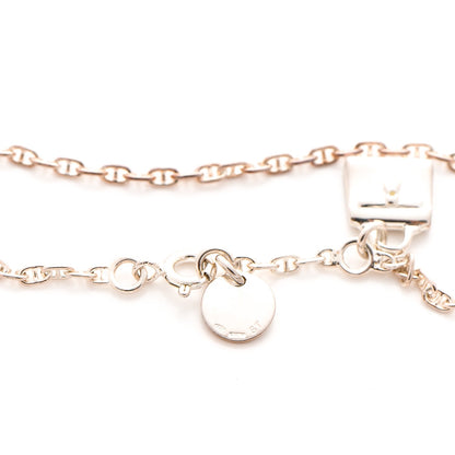 Hermes Sterling Silver Mini Birkin Amulette Bracelet ST 5 of 5