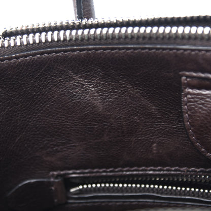 Prada Glace Calf Twin Pocket Tote Black 11 of 16