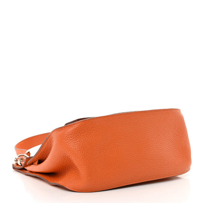 Hermes Taurillon Clemence Jypsiere 28 Orange 4 of 7