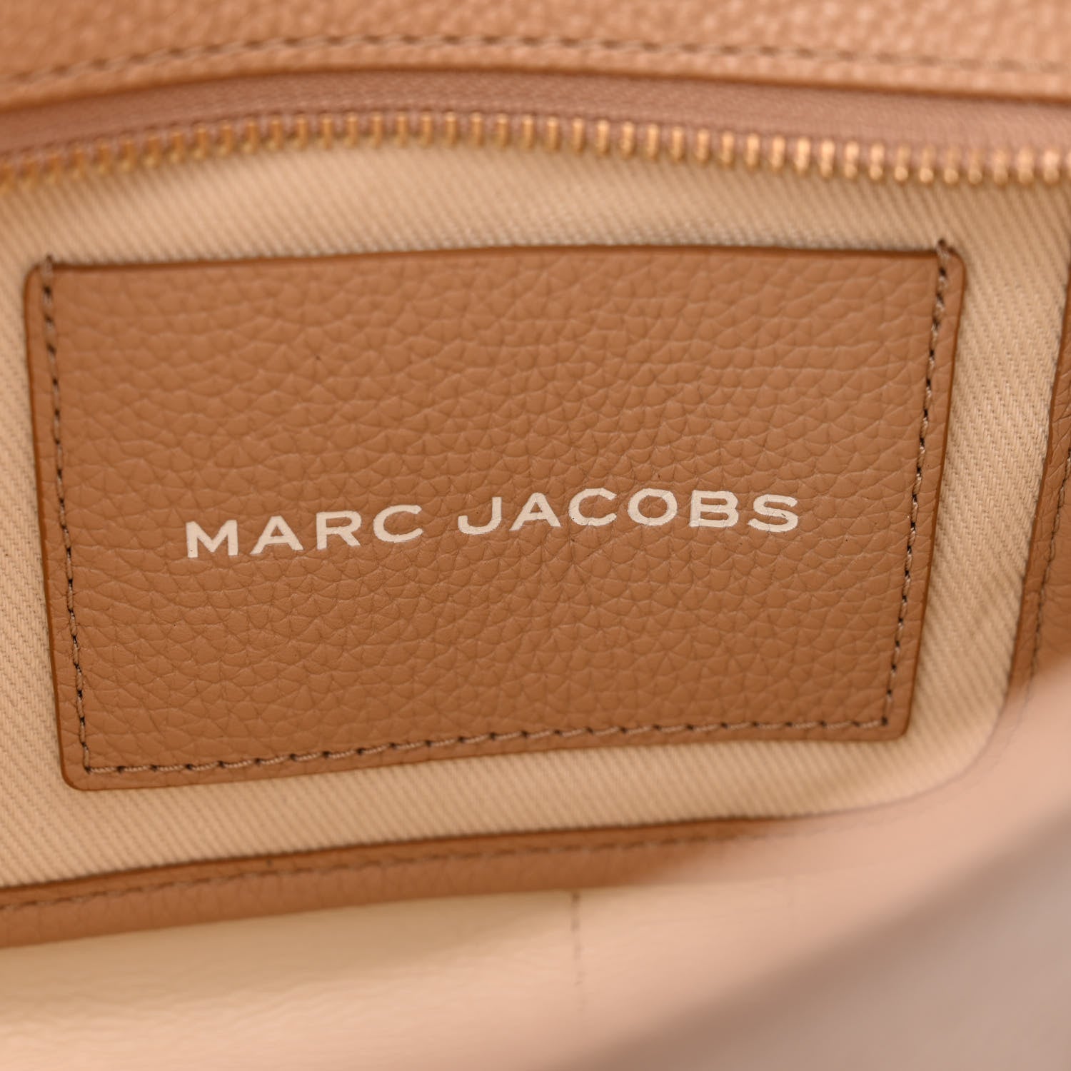 Marc Jacobs Grained Calfskin Small The Tote Bag Camel 6 of 10