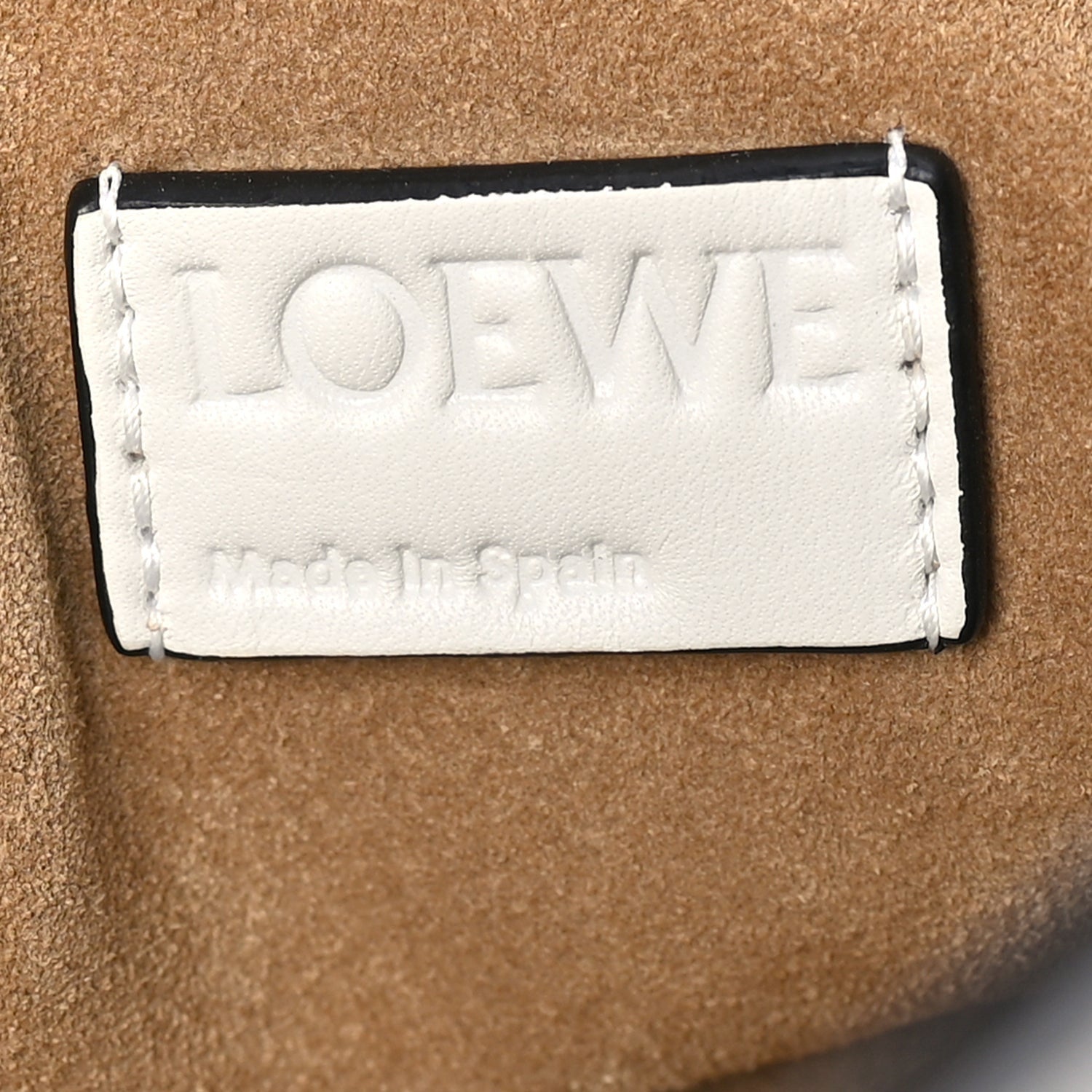 Loewe Nappa Medium Bi-Color Flamenco Knot Bag White 5 of 7