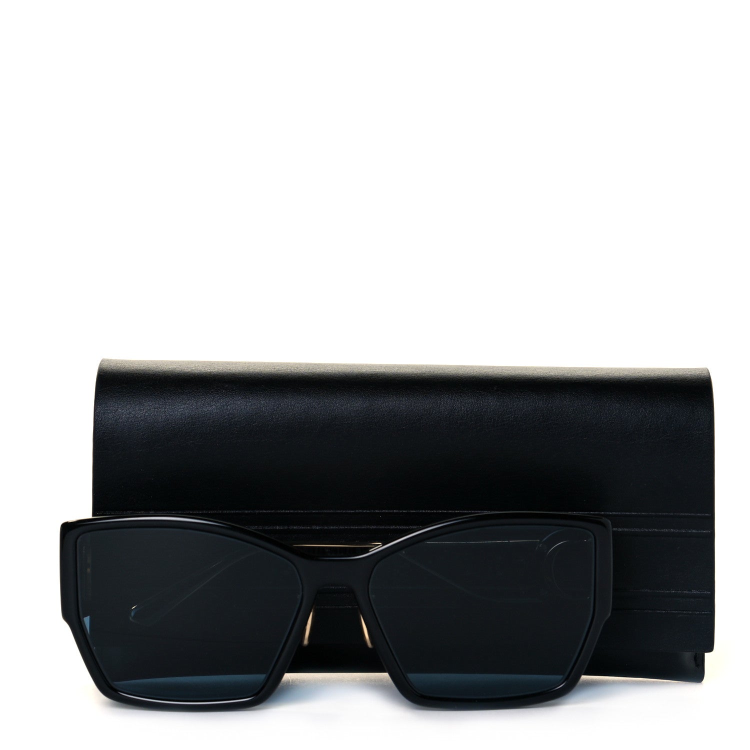 Christian Dior Rectangular 30 Montaigne 1 Sunglasses Black Gold 7 of 7