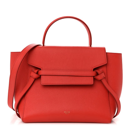Celine Baby Grained Calfskin Micro Belt Bag Poppy 1 of 13