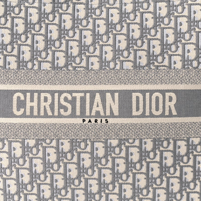 Christian Dior Oblique Large Book Tote Grey 8 of 12