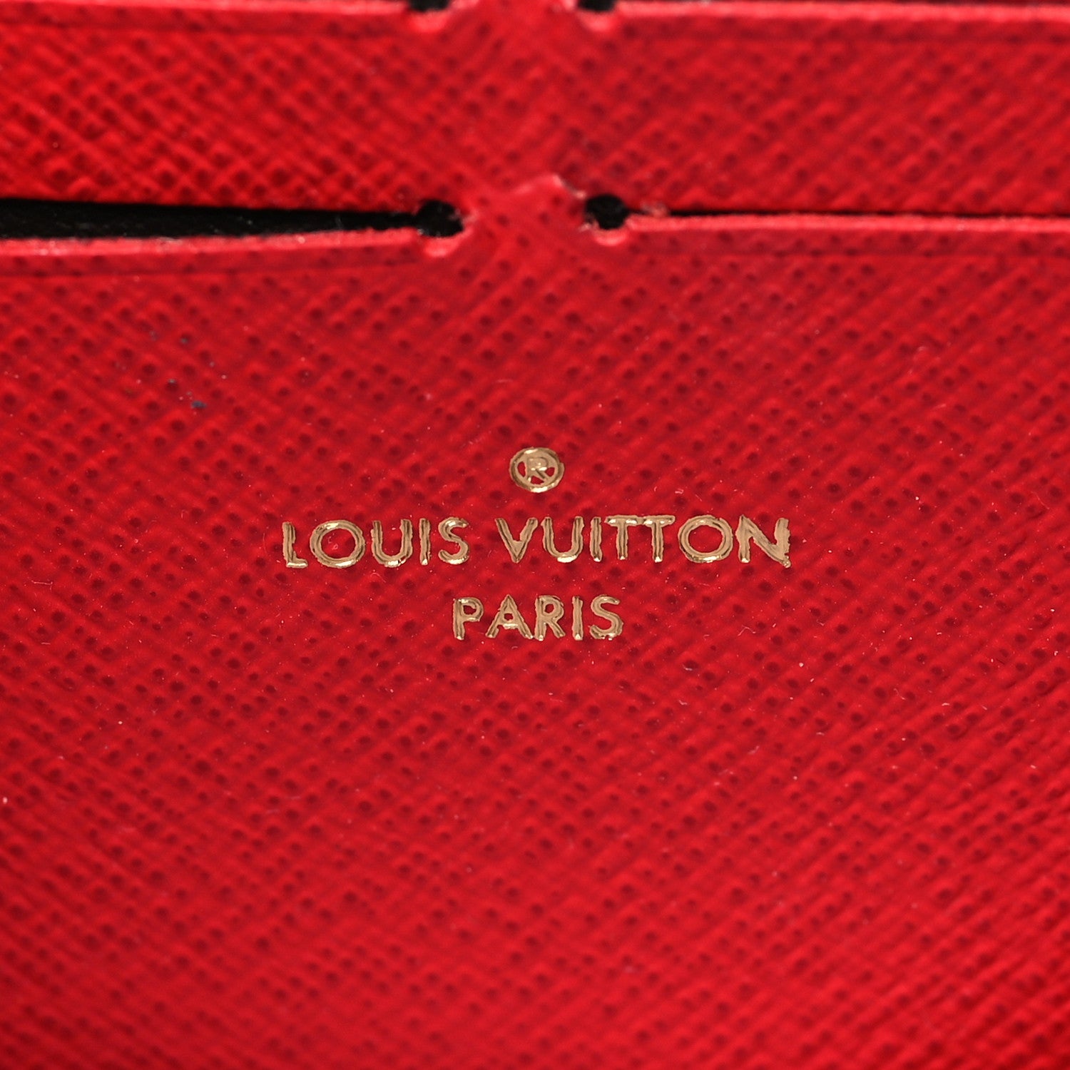 Louis Vuitton Damier Ebene Clemence Wallet Cherry 6 of 8