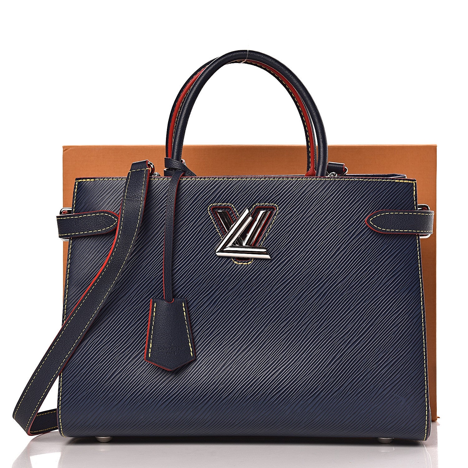 Louis Vuitton Epi Twist Tote Indigo 11 of 11
