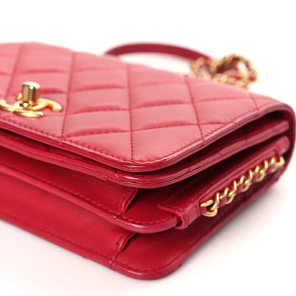 Chanel Calfskin Quilted Everyday Chic Single Flap Red 9 of 9